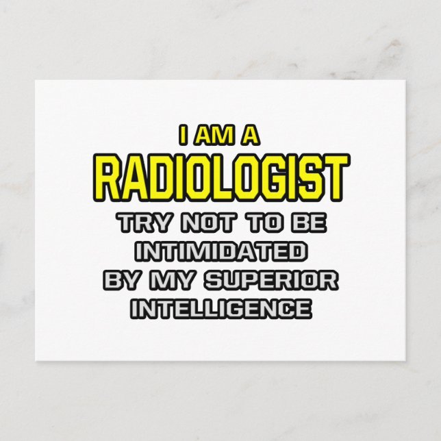 Postal Radiólogo... Inteligencia Superior (Anverso)