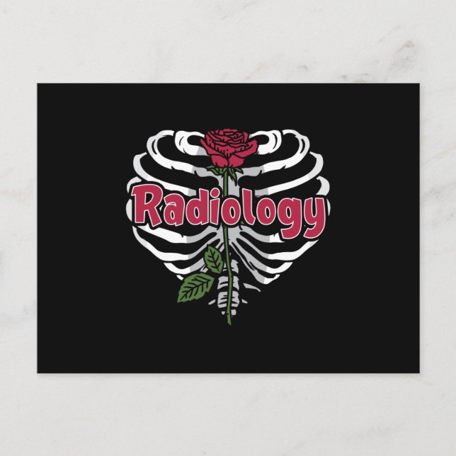 Postal Radiology Tech Rad Nurse Xray Flower Technologist (Anverso)