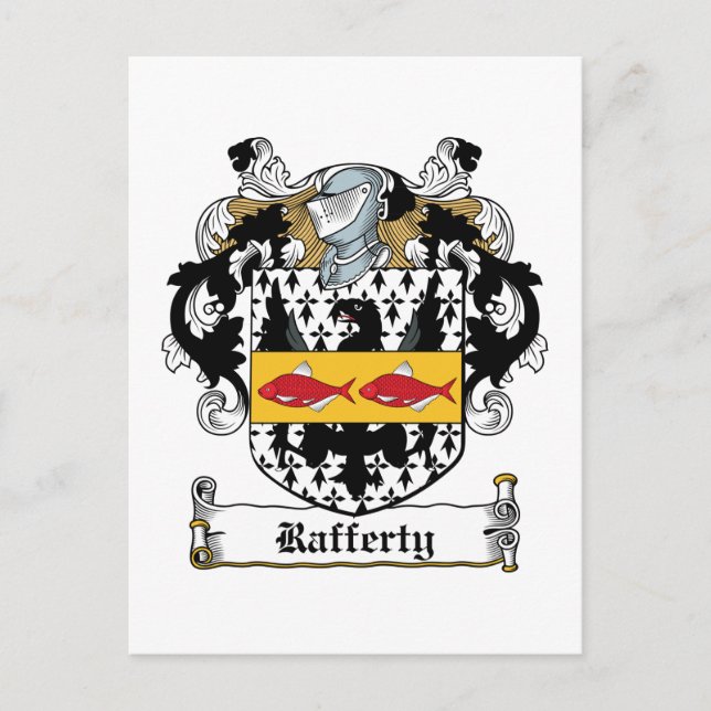 Postal Rafferty Family Crest (Anverso)