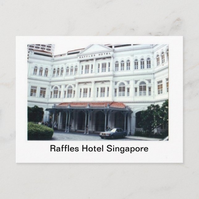 Postal Raffles Hotel Singapur (Anverso)