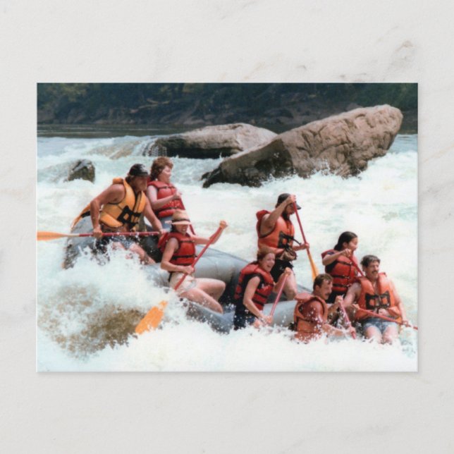 Postal Rafting The Youghiogheny (Anverso)