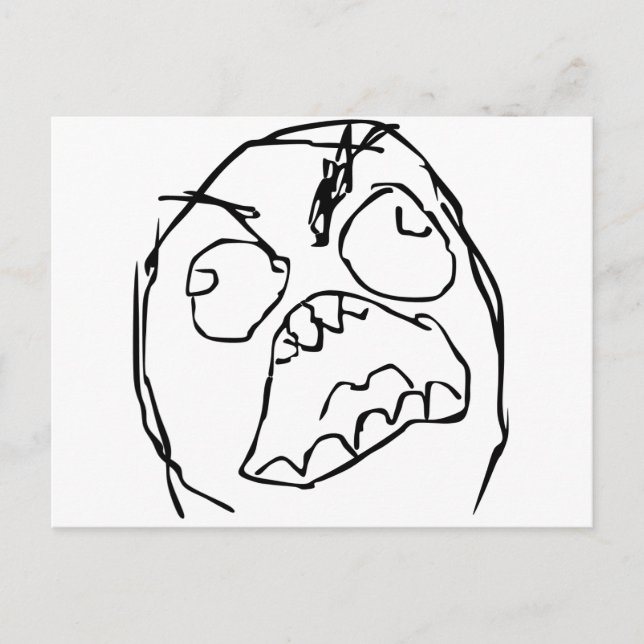 Postal Rageguy (Anverso)