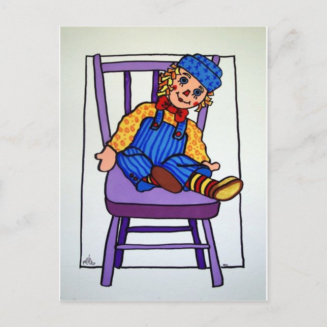 Postal Raggy Andy (Anverso)