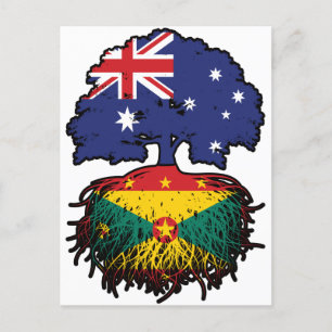 Postal Raíces de árboles australianos granadinos
