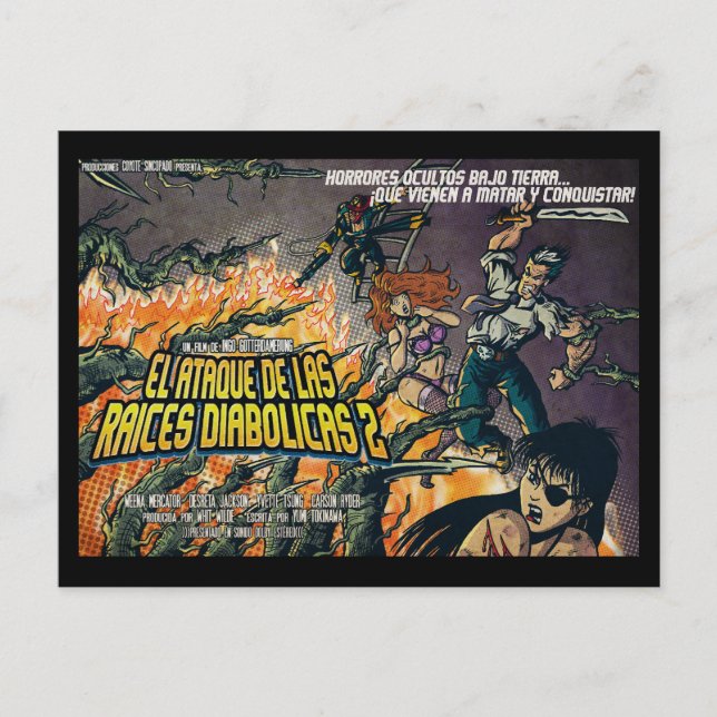 Postal Raíces del mal 2 (Anverso)