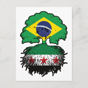 Postal Raíces Sirio Brasileñas y Árbol de la Corona