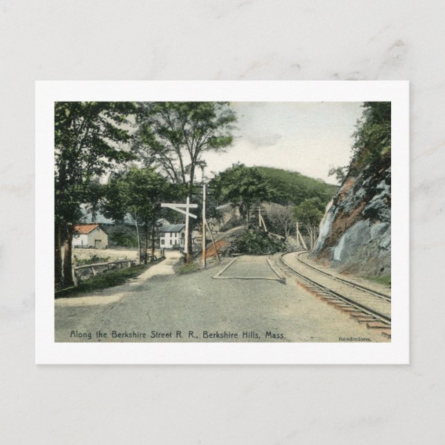 Postal Rail Road, Berkshire Hills, Massachusetts Vintage (Anverso)