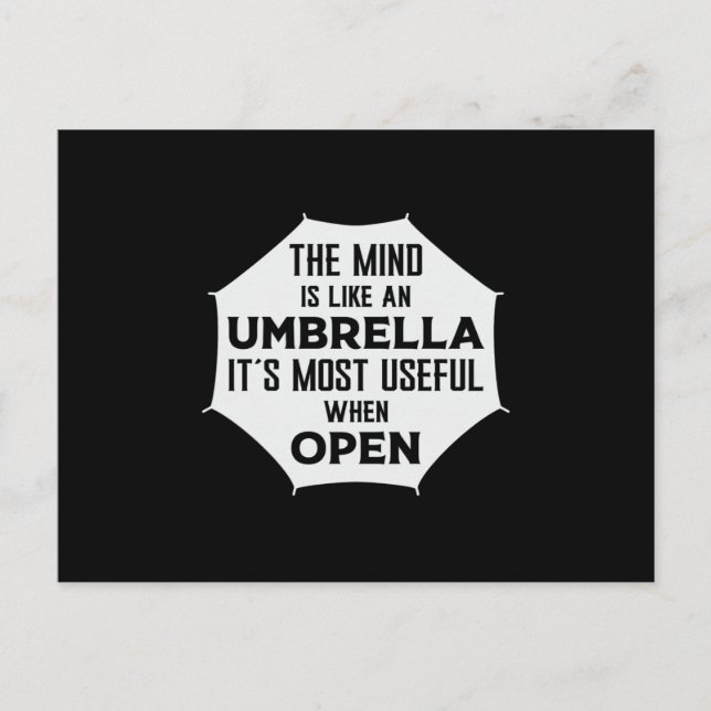 Postal Rain Cloud Umbrella Rainy Weather Weather Gift (Anverso)