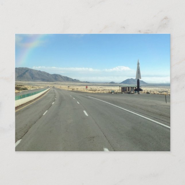 Postal Rainbow Aguirre Springs Nuevo México Estados Unido (Anverso)