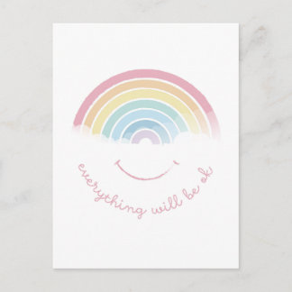 Postal RAINBOW Everything will be ok!