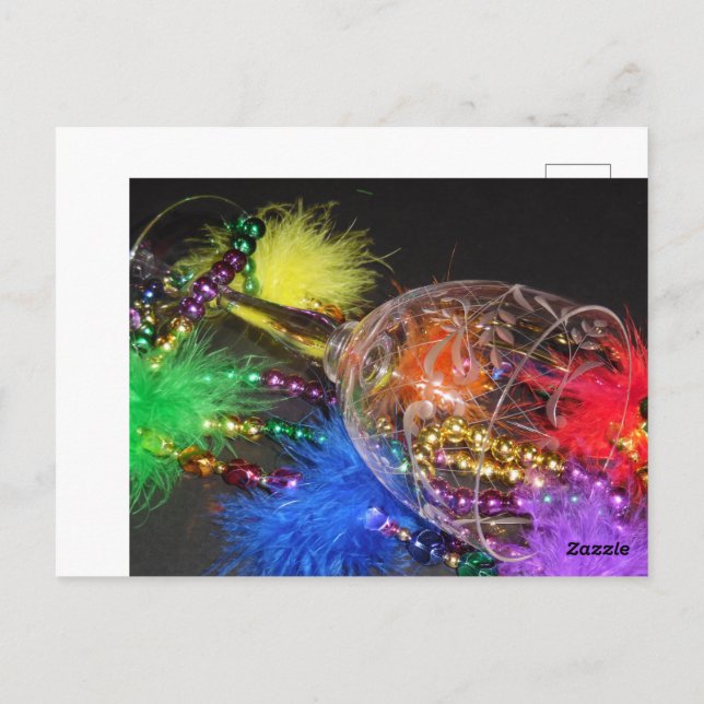 Postal Rainbow Mardi Gras (Reverso)