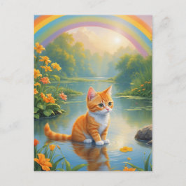 Postal Rainbow Pond Kitten