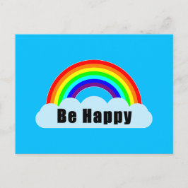 Postal RAINBOW - Sé feliz