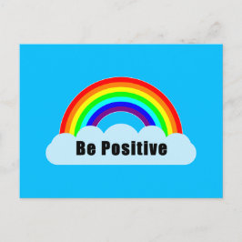 Postal RAINBOW - Ser positivo