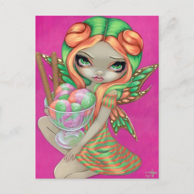 Postal "Rainbow Sherbet Fairy" (Anverso)