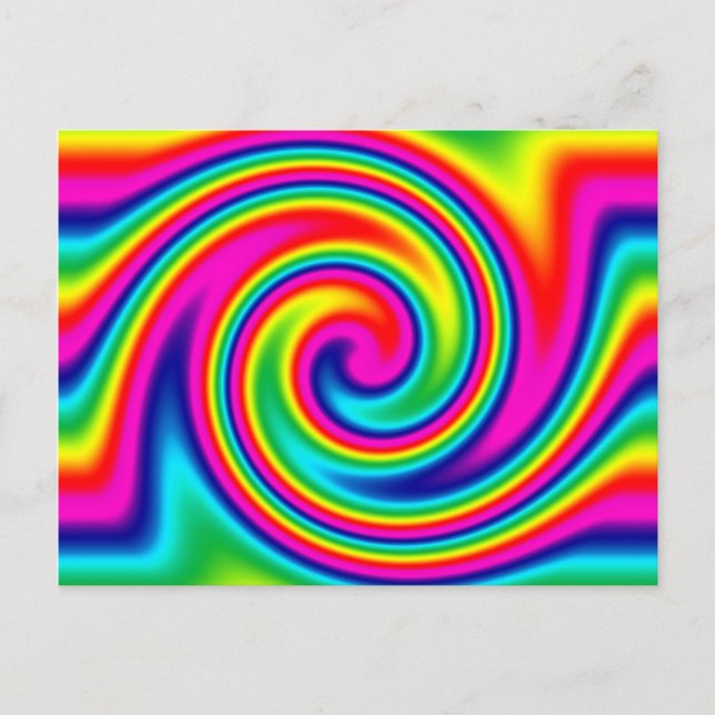 Postal Rainbow Twirl (Anverso)