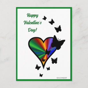 Postal Rainbowheart and Butfly