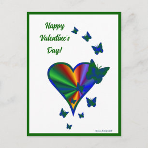 Postal Rainbowheart and Butfly