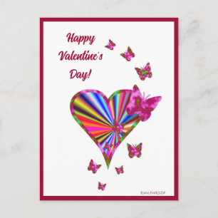 Postal Rainbowheart and Butfly