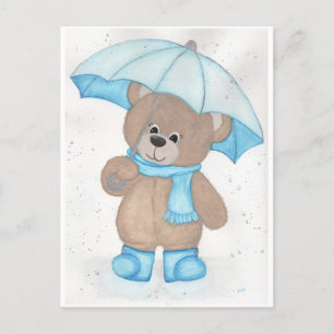 Postal Rainy Daze Teddy Bear