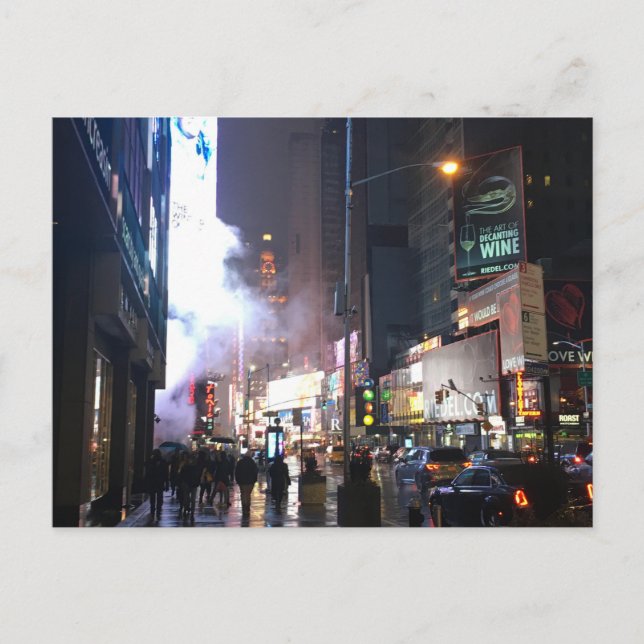 Postal Rainy NYC (Anverso)