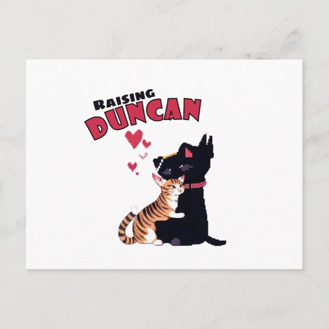 Postal Raising Duncan (Anverso)