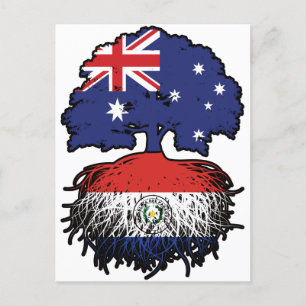 Postal Raíz paraguaya australiana de Australia