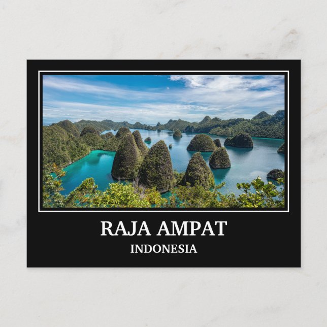 Postal Raja Ampat Indonesia (Anverso)