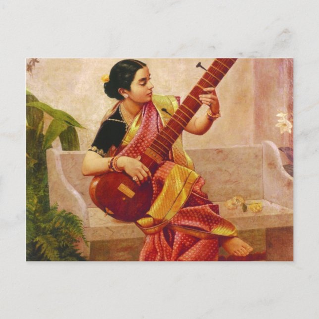 Postal Raja Ravi Varma - Kadambari (Anverso)