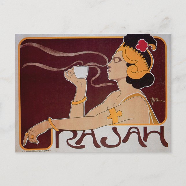 Postal Rajah Coffee (Anverso)