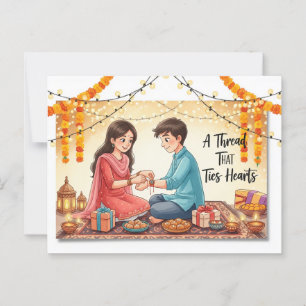 Postal Rakhi feliz, Raksha Bandhan