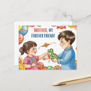 Postal Rakhi feliz, Raksha Bandhan