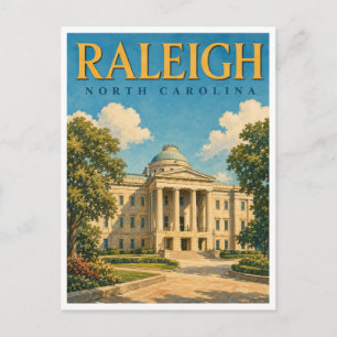 Postal Raleigh Capitolio del Estado de Carolina del Norte