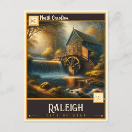 Postal Raleigh, Carolina del Norte | Vintage
