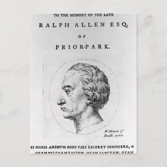 Postal Ralph Allen, 1764 (Anverso)