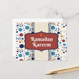 Postal Ramadan Kareem Crescent