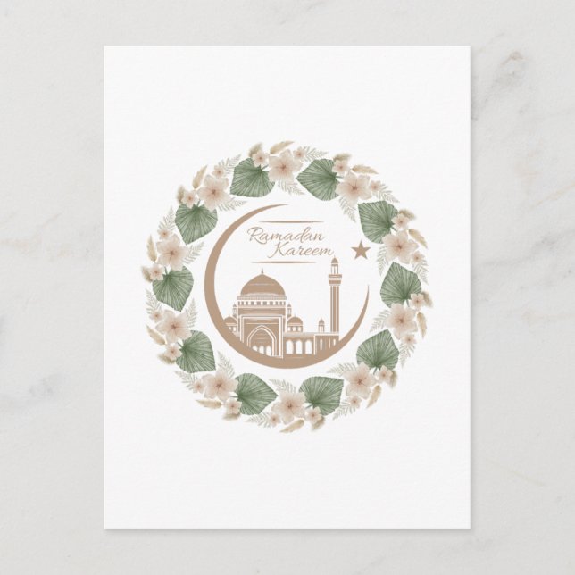 Postal ramadan karem (Anverso)