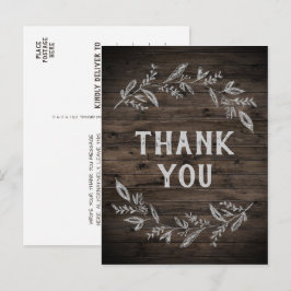 Postal Ramas curvas | Gracias De Madera