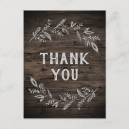 Postal Ramas curvas | Gracias De Madera