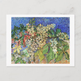 Postal Ramas de castañas florecientes, Van Gogh