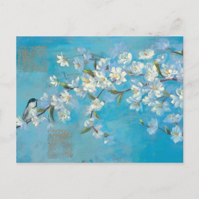 Postal Ramas de flores (Anverso)