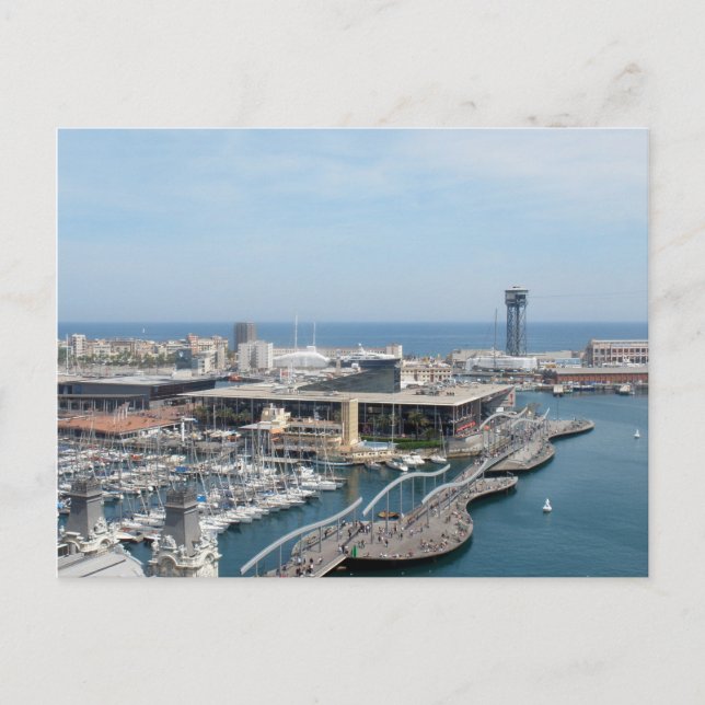 Postal Rambla del Mar (Anverso)
