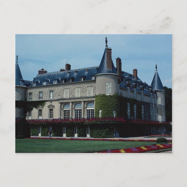 Postal Rambouillet Chateau, el favorito de Charles de Gau (Anverso)
