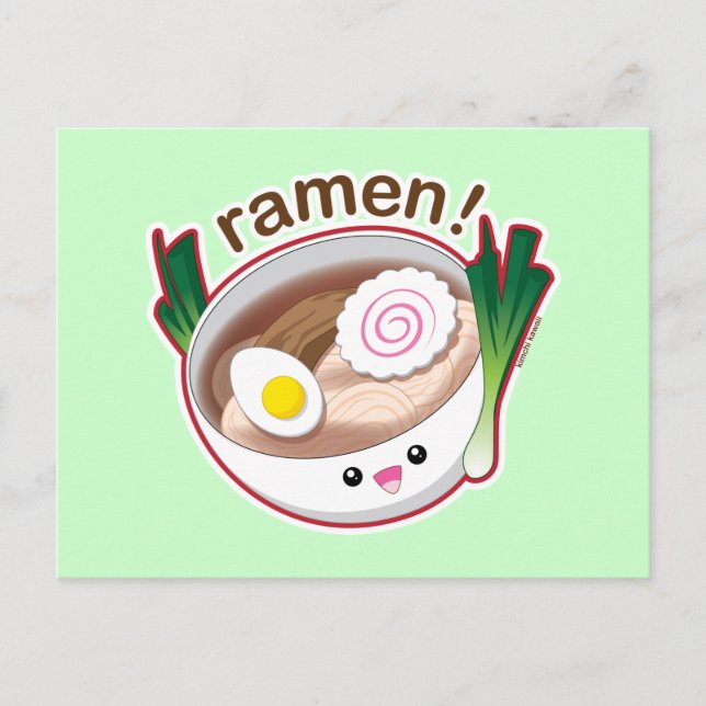 Postal ¡Ramen! (Anverso)