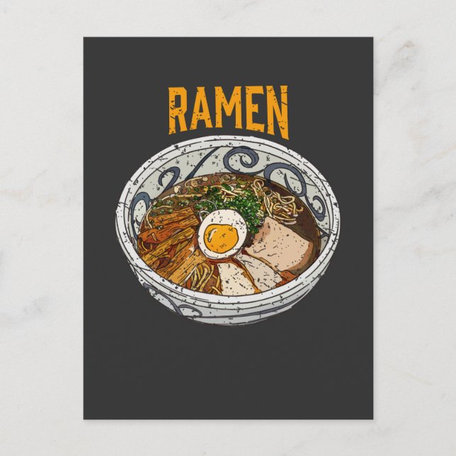 Postal Ramen Bowl Noodle Asian Food Lover (Anverso)