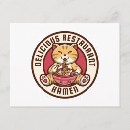 Postal Ramen Cat 
