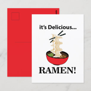Postal Ramen Es Delicioso Ramen