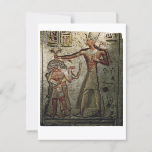Postal Ramesses Great Egyptian Pharaoh Sphinx Art