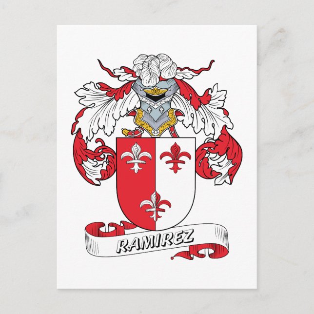 Postal Ramirez Family Crest (Anverso)