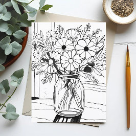 Postal Ramo de flores